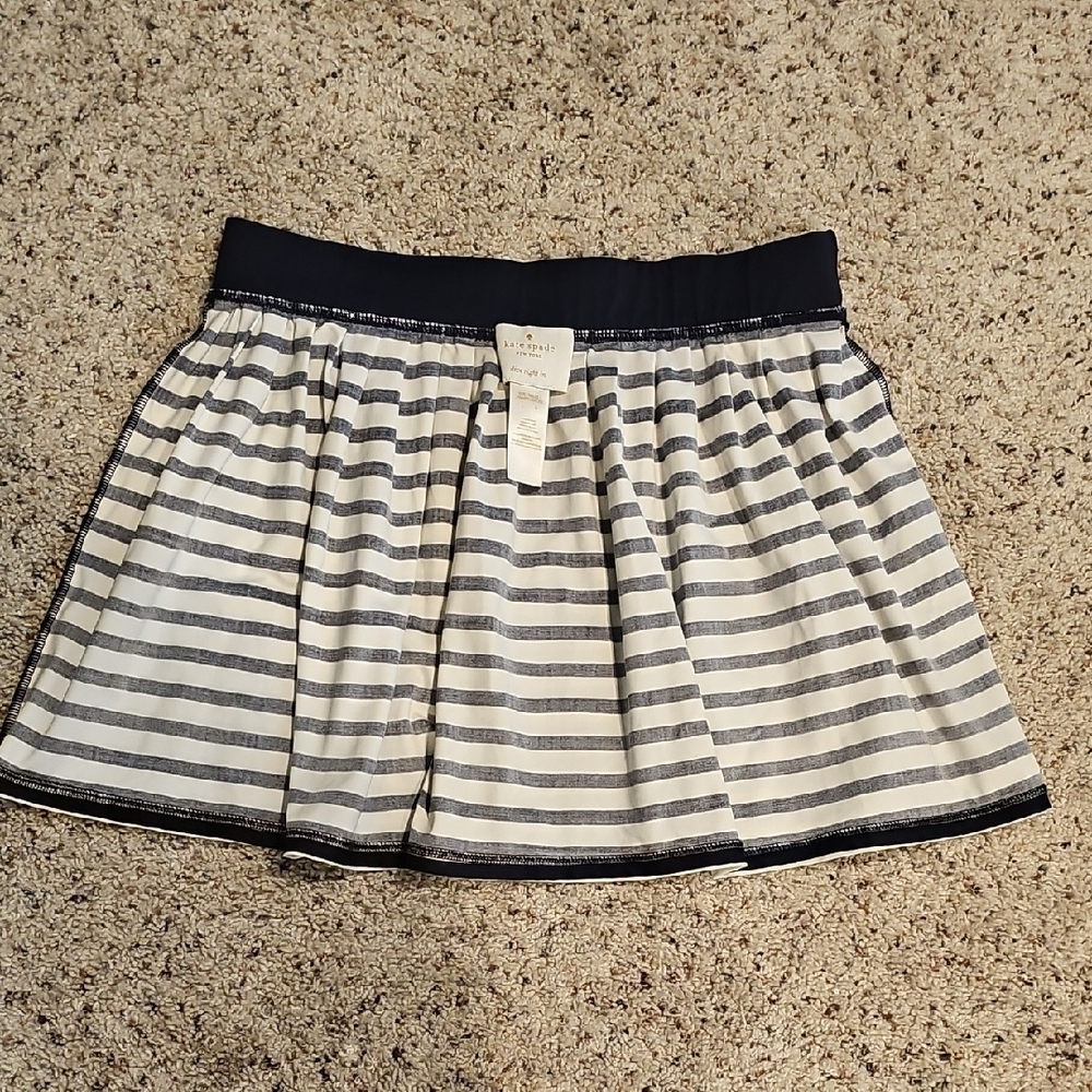 Kate Spade sz L navy and white skirt - Picture 10 of 10
